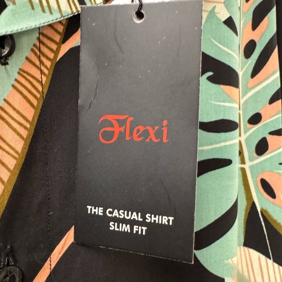 NWT Men's Tropical Print Shirt - XL - Picture 3 of 5